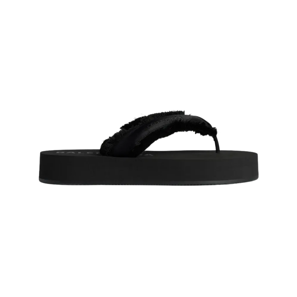 Balenciaga Jet Lag Thong In Black