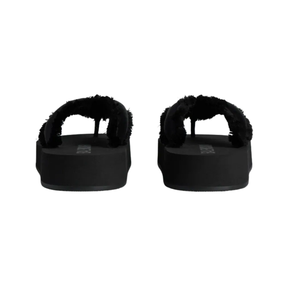 Balenciaga Jet Lag Thong In Black