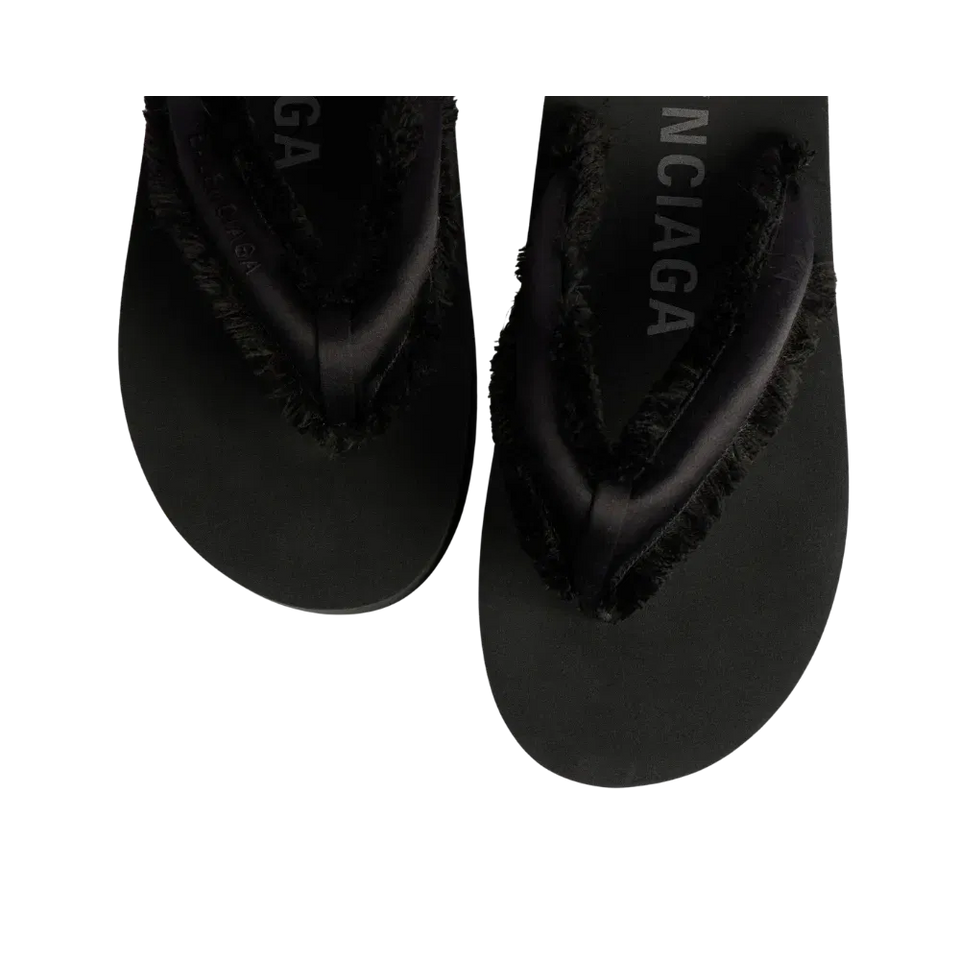 Balenciaga Jet Lag Thong In Black