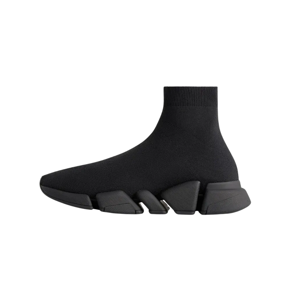 Balenciaga Speed 2.0 Recycled Knit Sneaker in Black