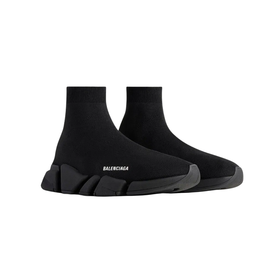 Balenciaga Speed 2.0 Recycled Knit Sneaker in Black