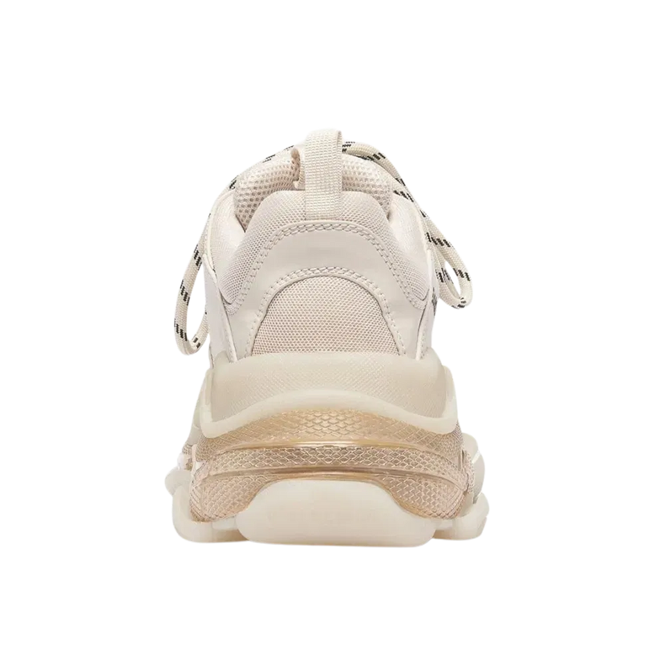 Balenciaga Triple S Clear Sole Sneaker In White