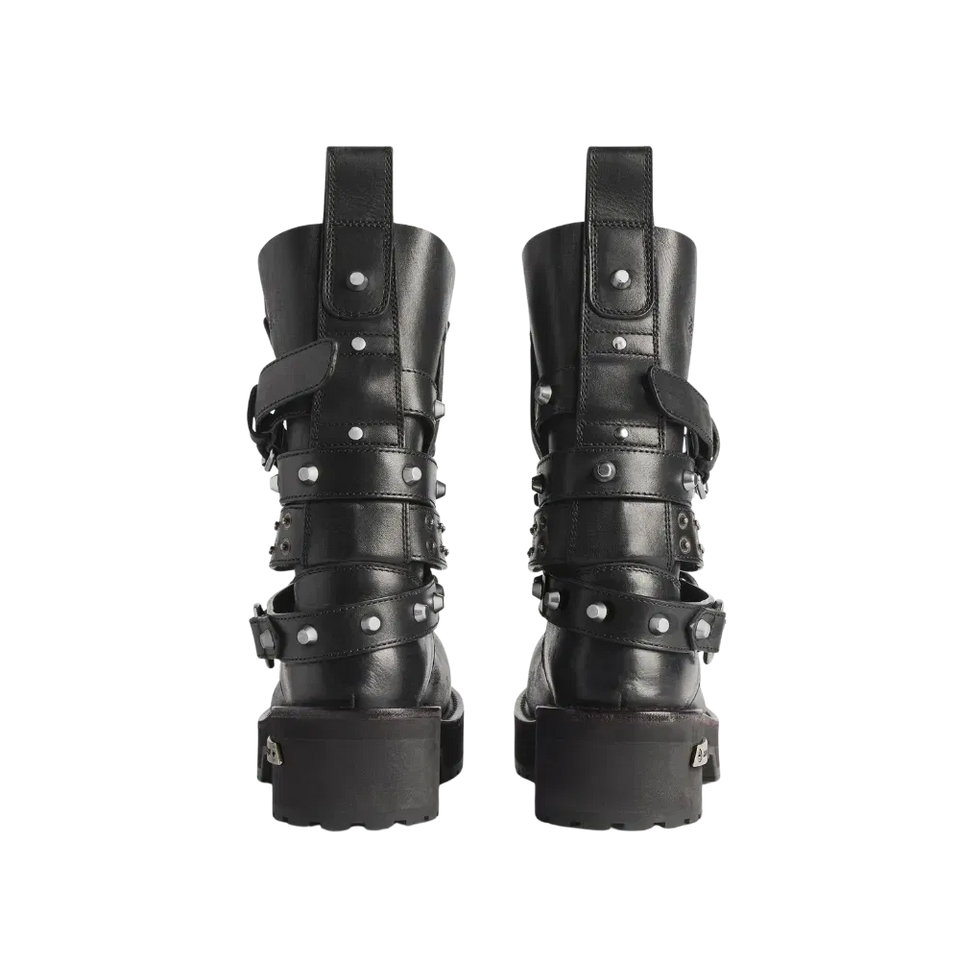 Balenciaga Venom City Bootie In Black