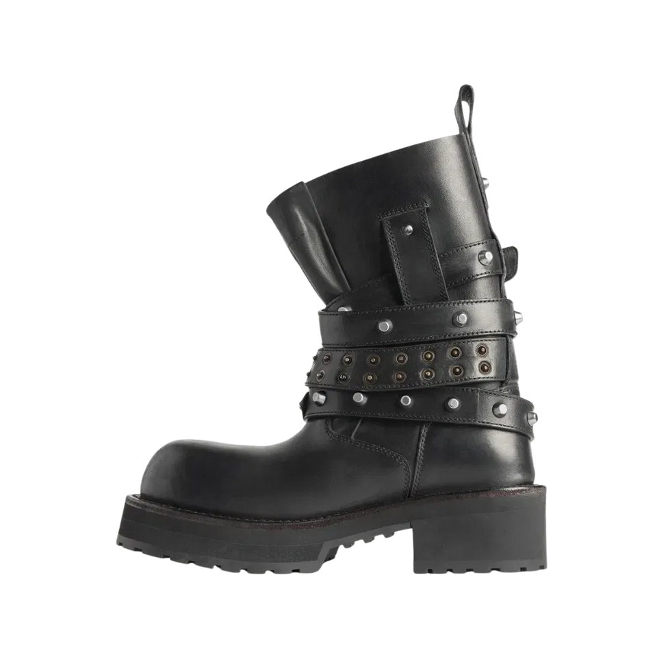 Balenciaga Venom City Bootie In Black