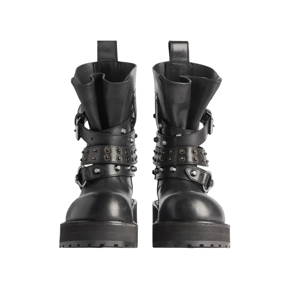 Balenciaga Venom City Bootie In Black
