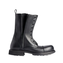 Balenciaga Truck Lace-Up Boot In Black