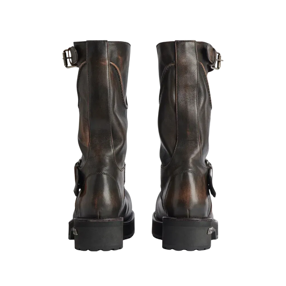 Balenciaga Venom Boot In Brown