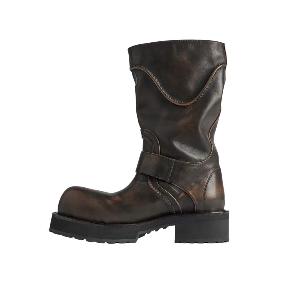 Balenciaga Venom Boot In Brown
