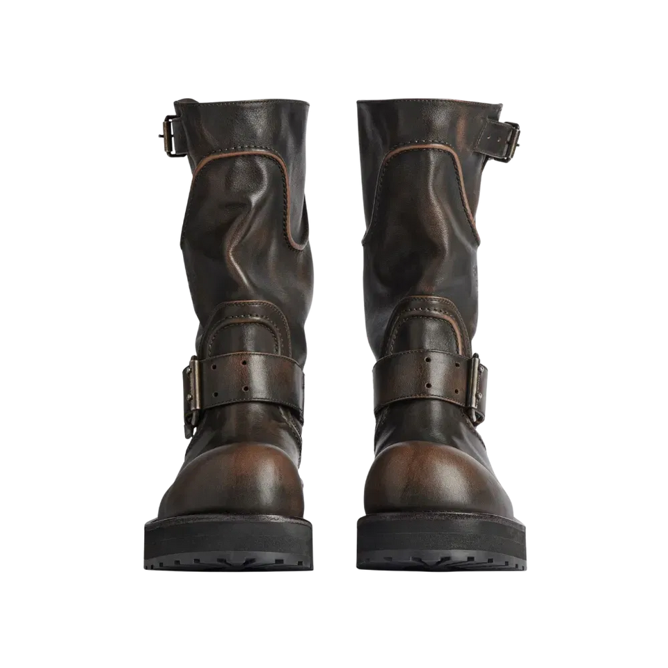 Balenciaga Venom Boot In Brown