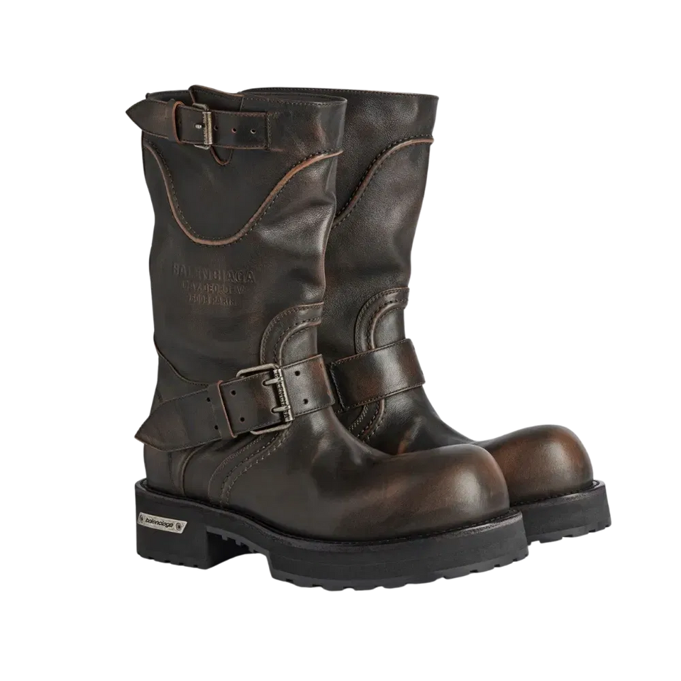 Balenciaga Venom Boot In Brown