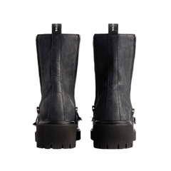 Balenciaga Stomper Zipped Bootie In Black