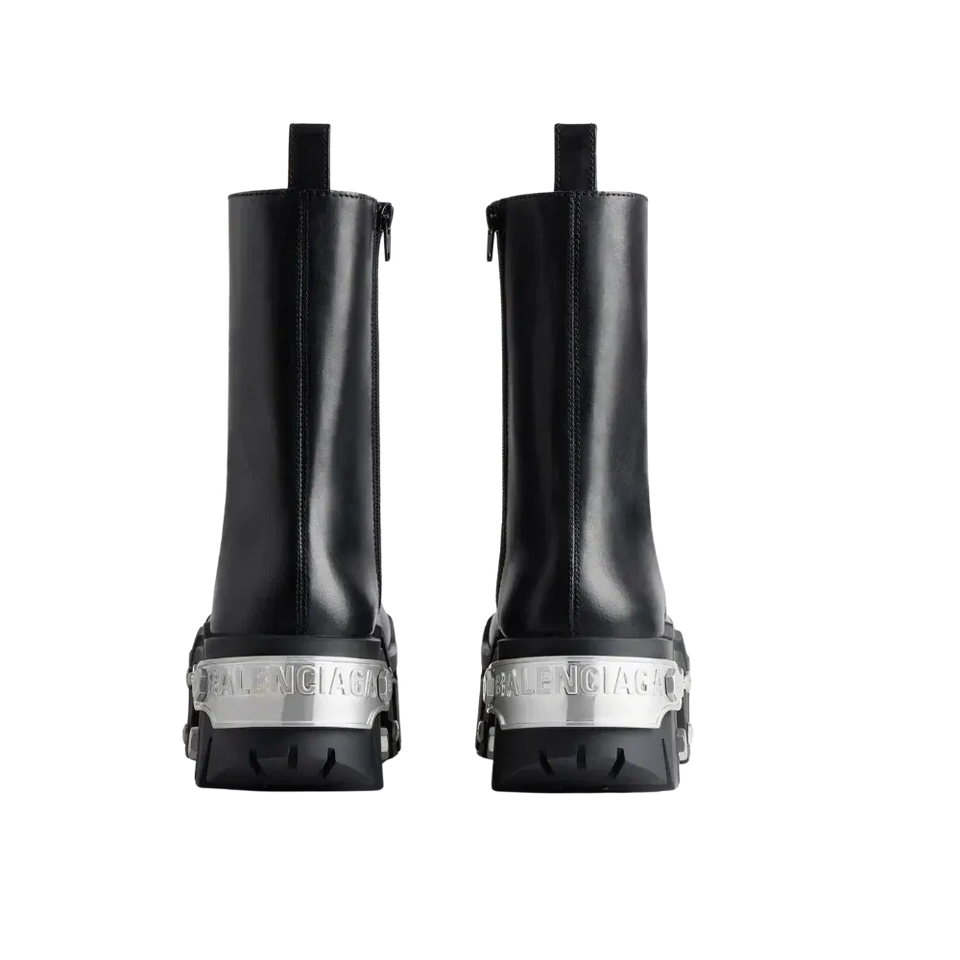 Balenciaga Bulldozer Lace-up Boot Black