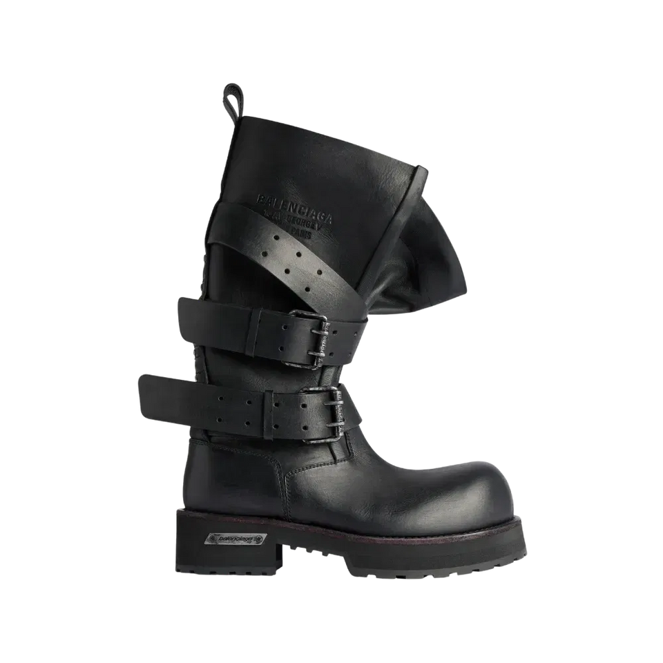 Balenciaga Venom High Boot In Black