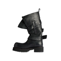 Balenciaga Venom High Boot In Black