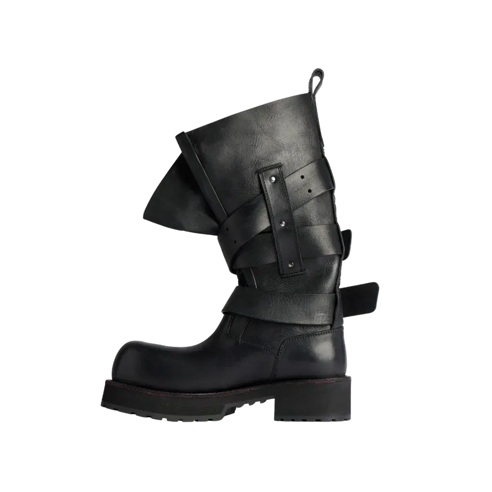 Balenciaga Venom High Boot In Black