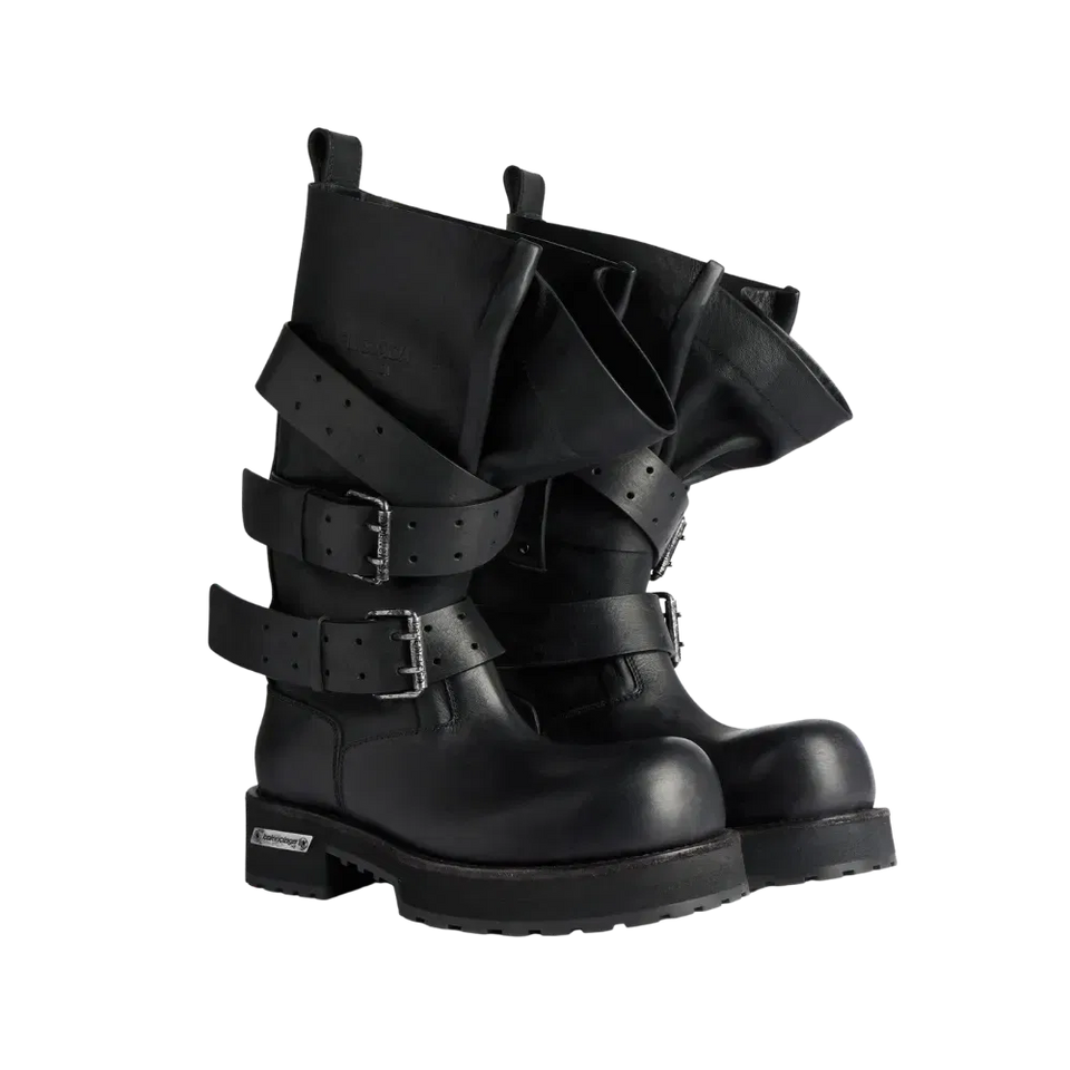 Balenciaga Venom High Boot In Black