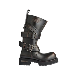 Balenciaga Venom High Boot In Brown