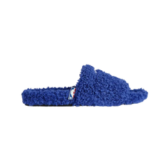 Balenciaga NBA Collaboration Furry Open Mule In Blue