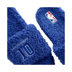 Balenciaga NBA Collaboration Furry Open Mule In Blue