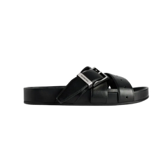 Balenciaga Belt Mule In Black