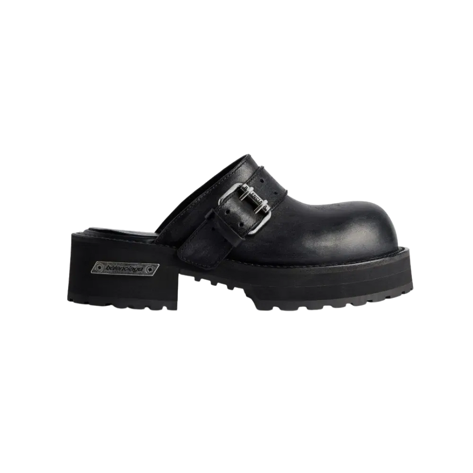 Balenciaga Venom Mule In Black