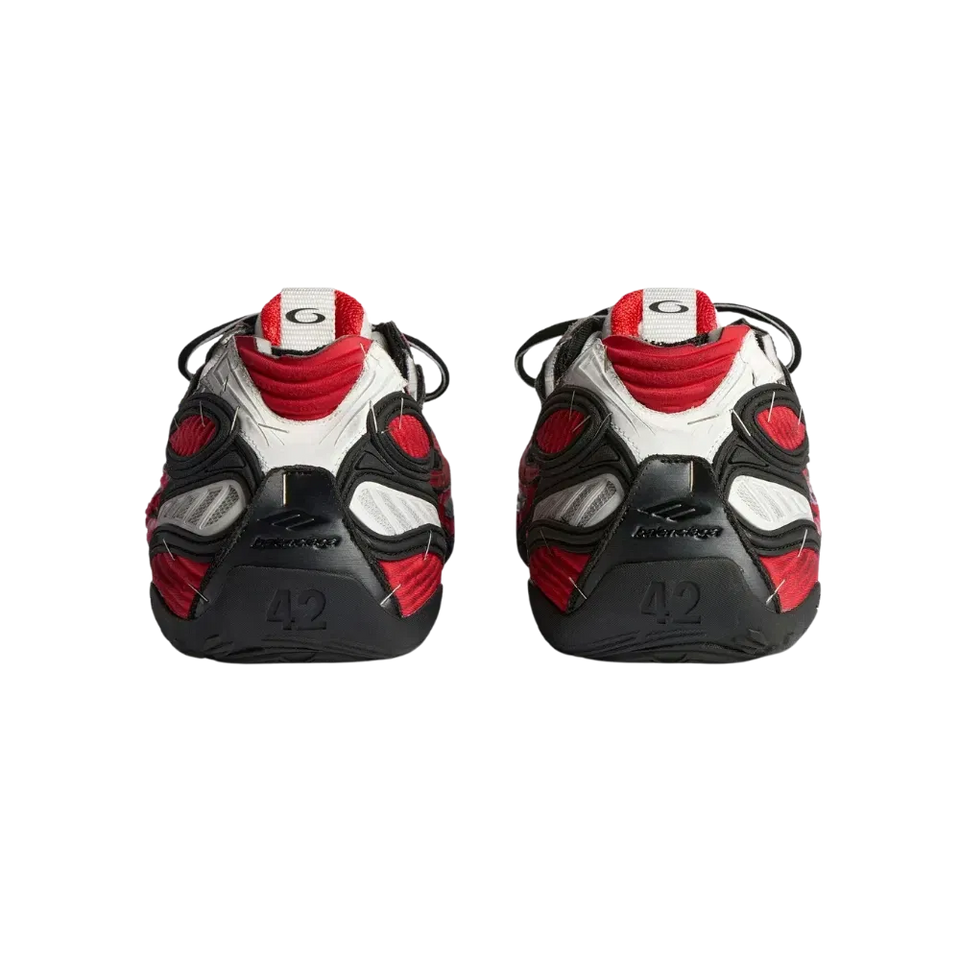 Balenciaga Soleless Sneakers Red Black Silver