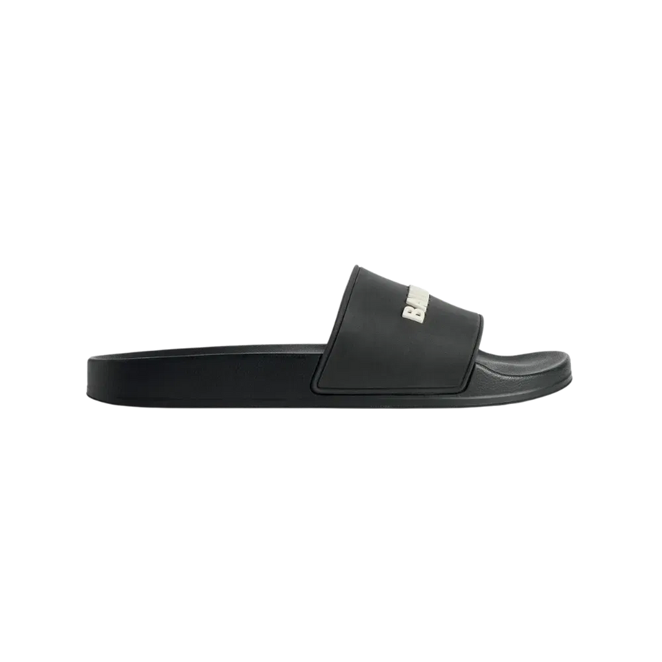 Balenciaga Pool Slide Sandal In Black