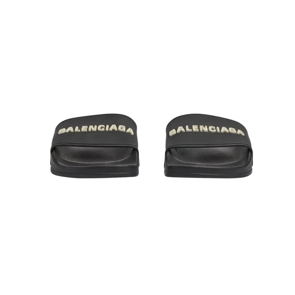 Balenciaga Pool Slide Sandal In Black