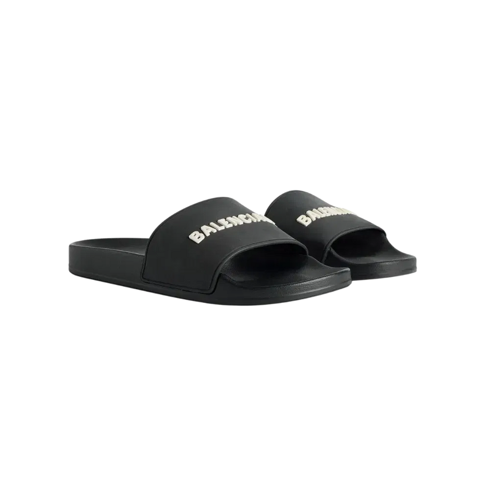 Balenciaga Pool Slide Sandal In Black