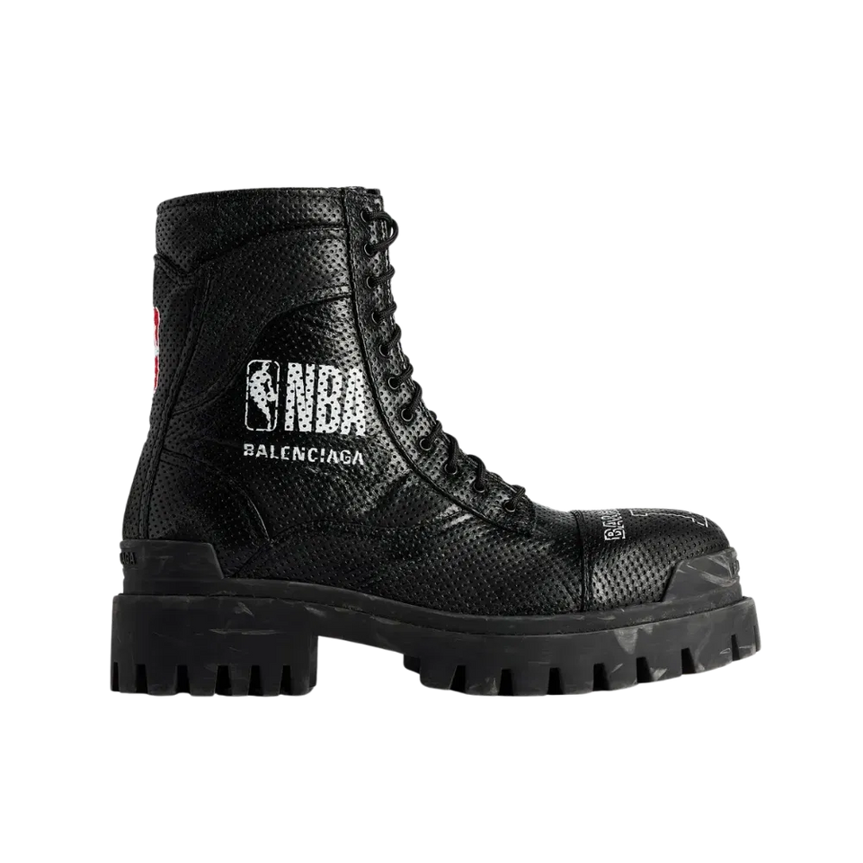 Balenciaga Combat Strike Boot Nba Black