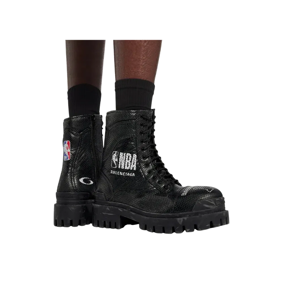 Balenciaga Combat Strike Boot Nba Black