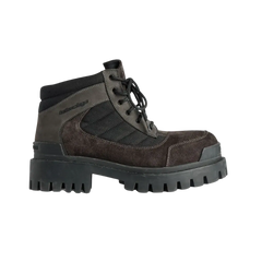 Balenciaga Combat Strike Low Boot In Brown