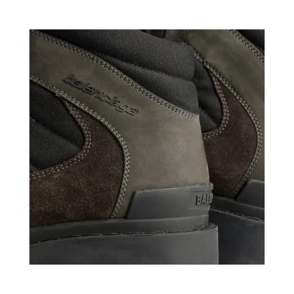 Balenciaga Combat Strike Low Boot In Brown