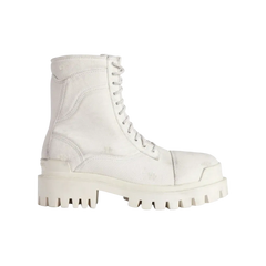 Balenciaga Combat Strike Boot In White
