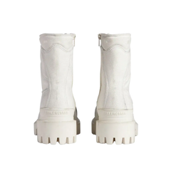 Balenciaga Combat Strike Boot In White