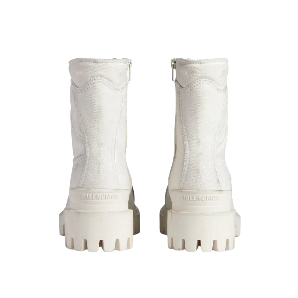 Balenciaga Combat Strike Boot In White
