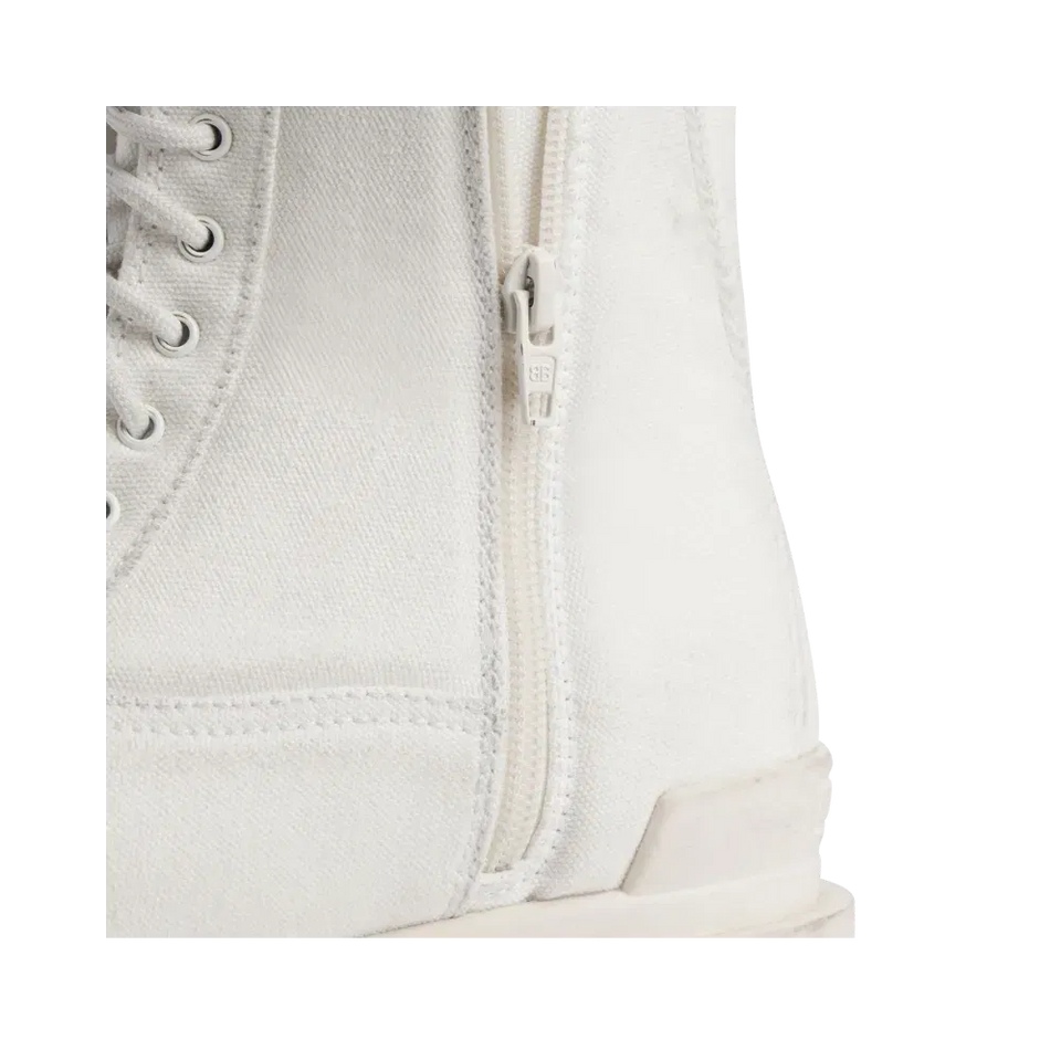 Balenciaga Combat Strike Boot In White