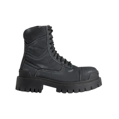 Balenciaga Combat Strike Boot Worn-Out - Black