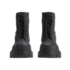 Balenciaga Combat Strike Boot Worn-Out - Black
