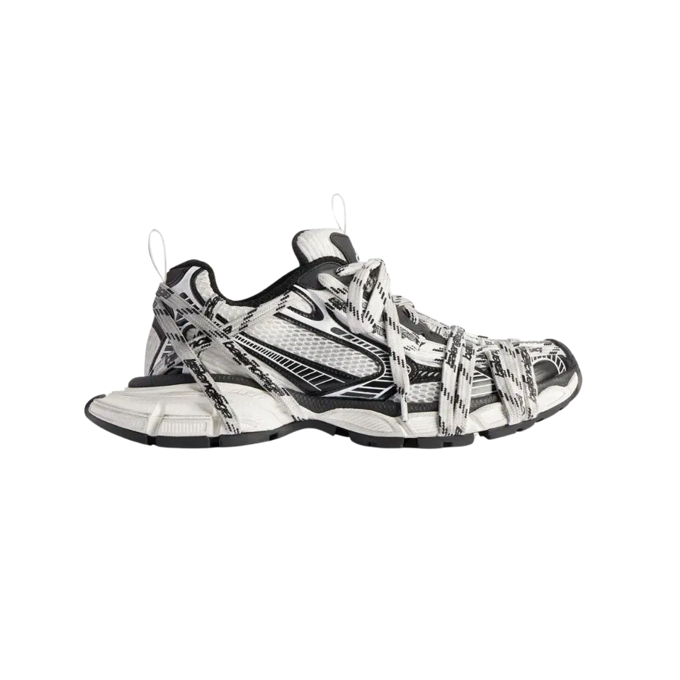 Balenciaga 3XL Extreme Laces Logo Sneaker In White