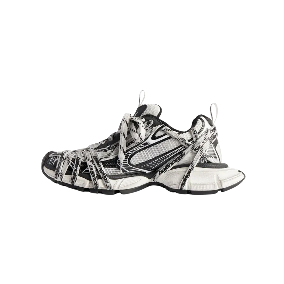 Balenciaga 3XL Extreme Laces Logo Sneaker In White
