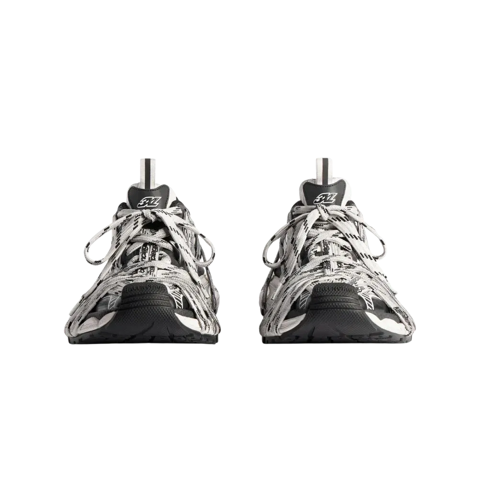 Balenciaga 3XL Extreme Laces Logo Sneaker In White