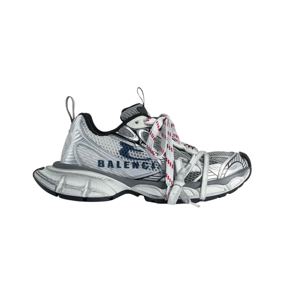 Balenciaga 3XL Split Logo Sneaker In White