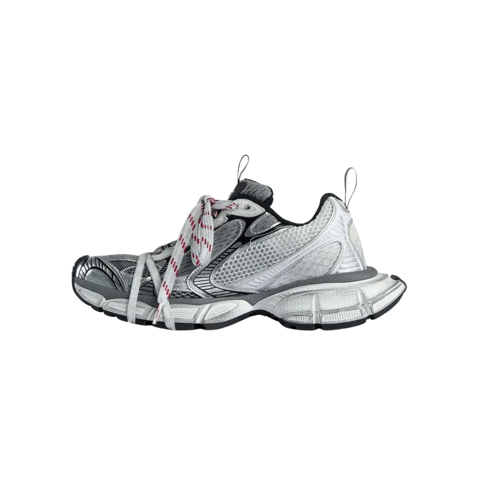 Balenciaga 3XL Split Logo Sneaker In White