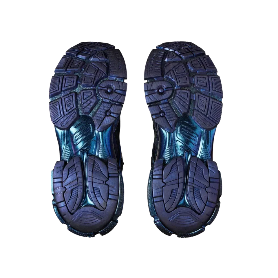 Balenciaga Runner Iridescent Sneaker in Blue