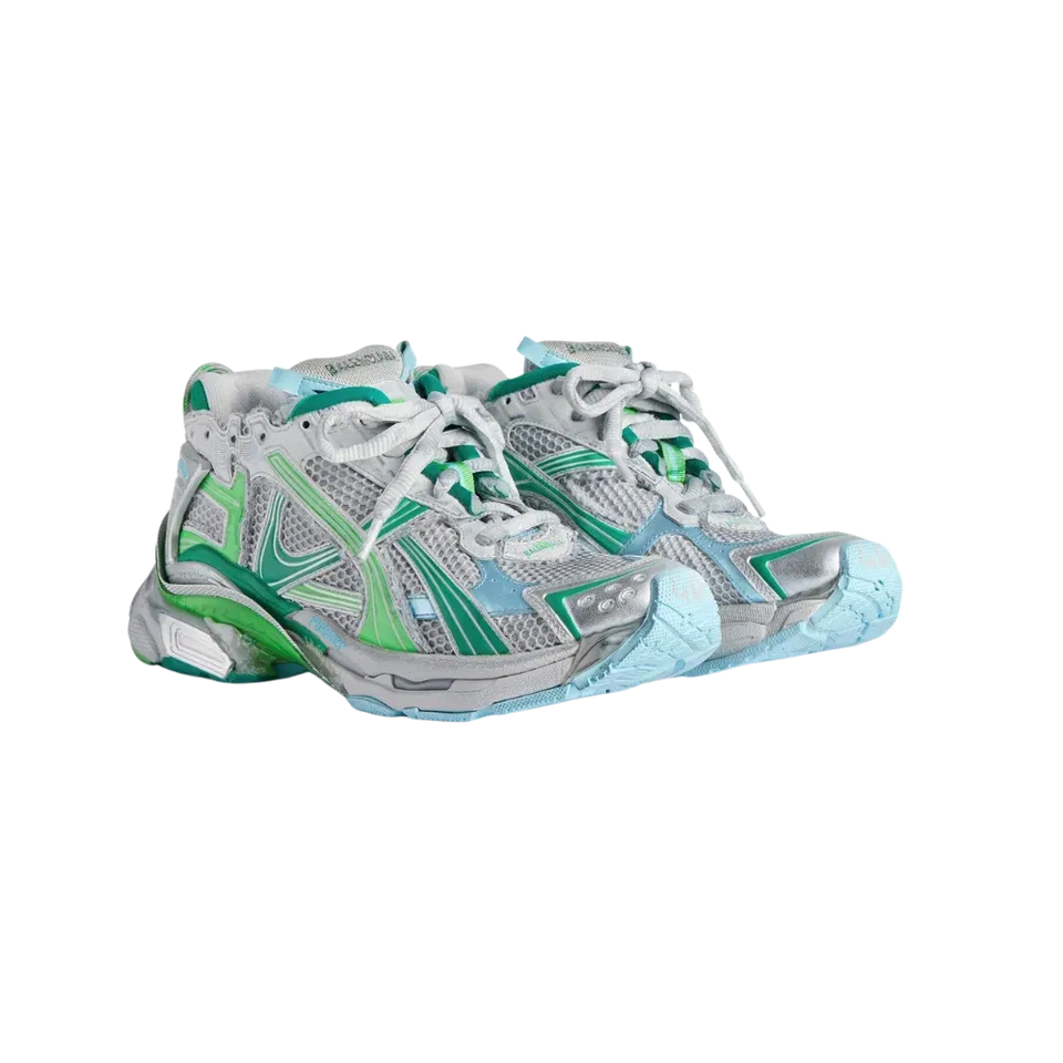 Balenciaga Runner Sneaker In Green