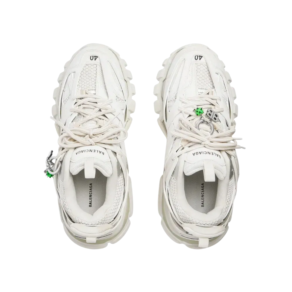 Balenciaga Track Sneaker With Charms In White