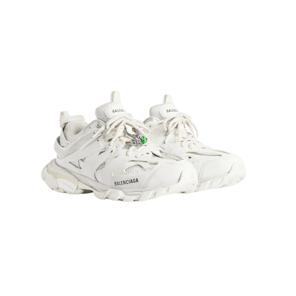 Balenciaga Track Sneaker With Charms In White