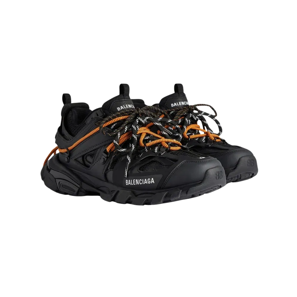 Balenciaga Track Trail Laces Black Orange