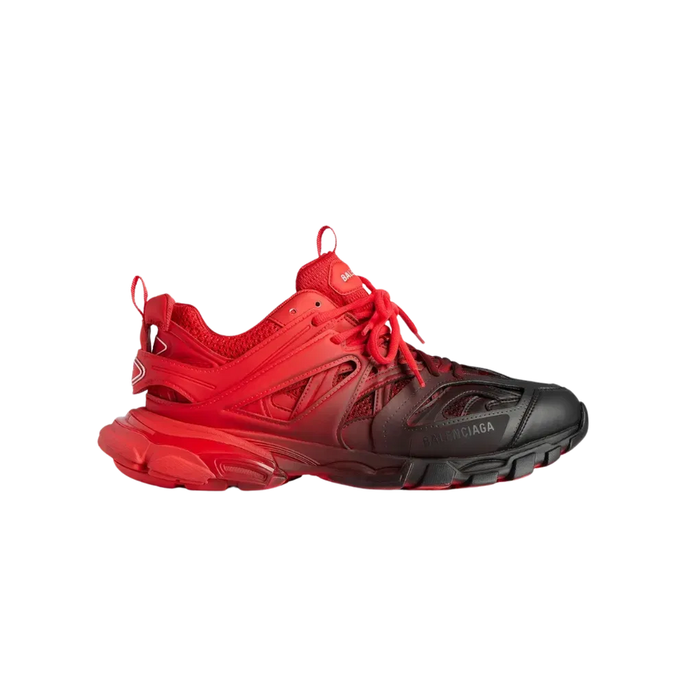 Balenciaga Track Gradient Sneaker In Red